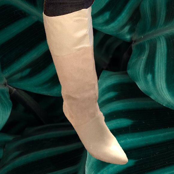 Vintage Never Worn Tall Leather/Suede Boots - Picture 4 of 16